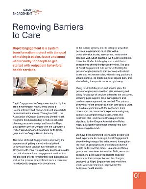 Rapid Engagement: Removing Barriers to Care